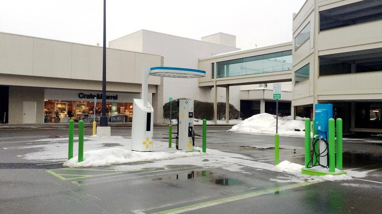 Now you can charge your electric car at these Mass. malls